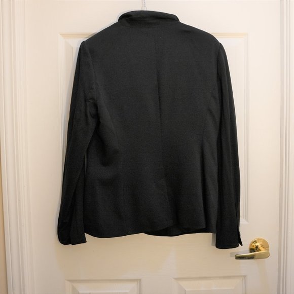 Old Navy Men's Notch Lapel 1 Button Single Breasted Blazer Jacket Black Medium - Picture 3 of 4